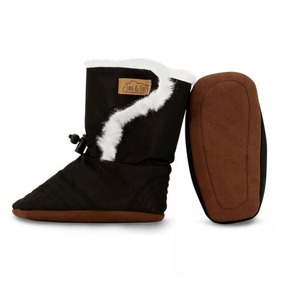 Black - Baby Stay-Put Winter Booties