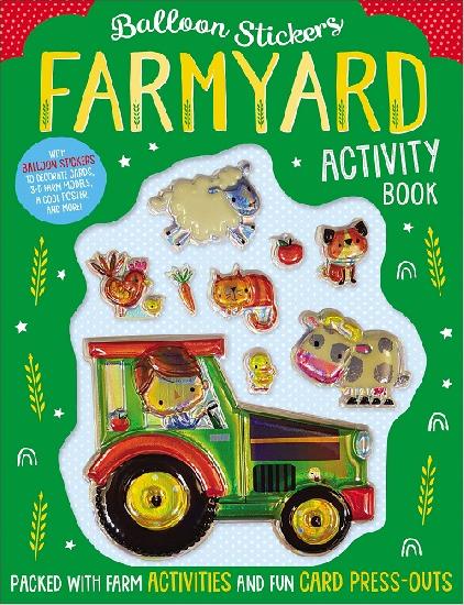 Balloon Stickers Farmyard Activity Book