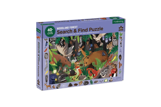 Woodland Forest Search & Find Puzzle 40pc