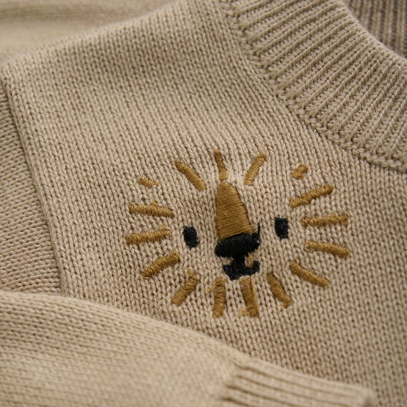 Baby Knitted Lion Cardigan