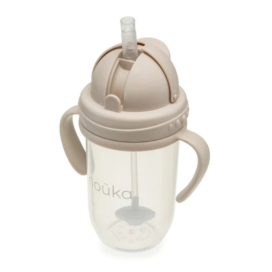 Non-Spill Weighted Straw Cup 9oz - Soft Sand