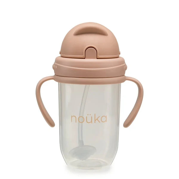 Non-Spill Weighted Straw Cup 9 oz - Soft Blush