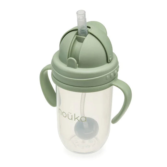 Non-Spill Weighted Straw Cup 9 oz - Moss