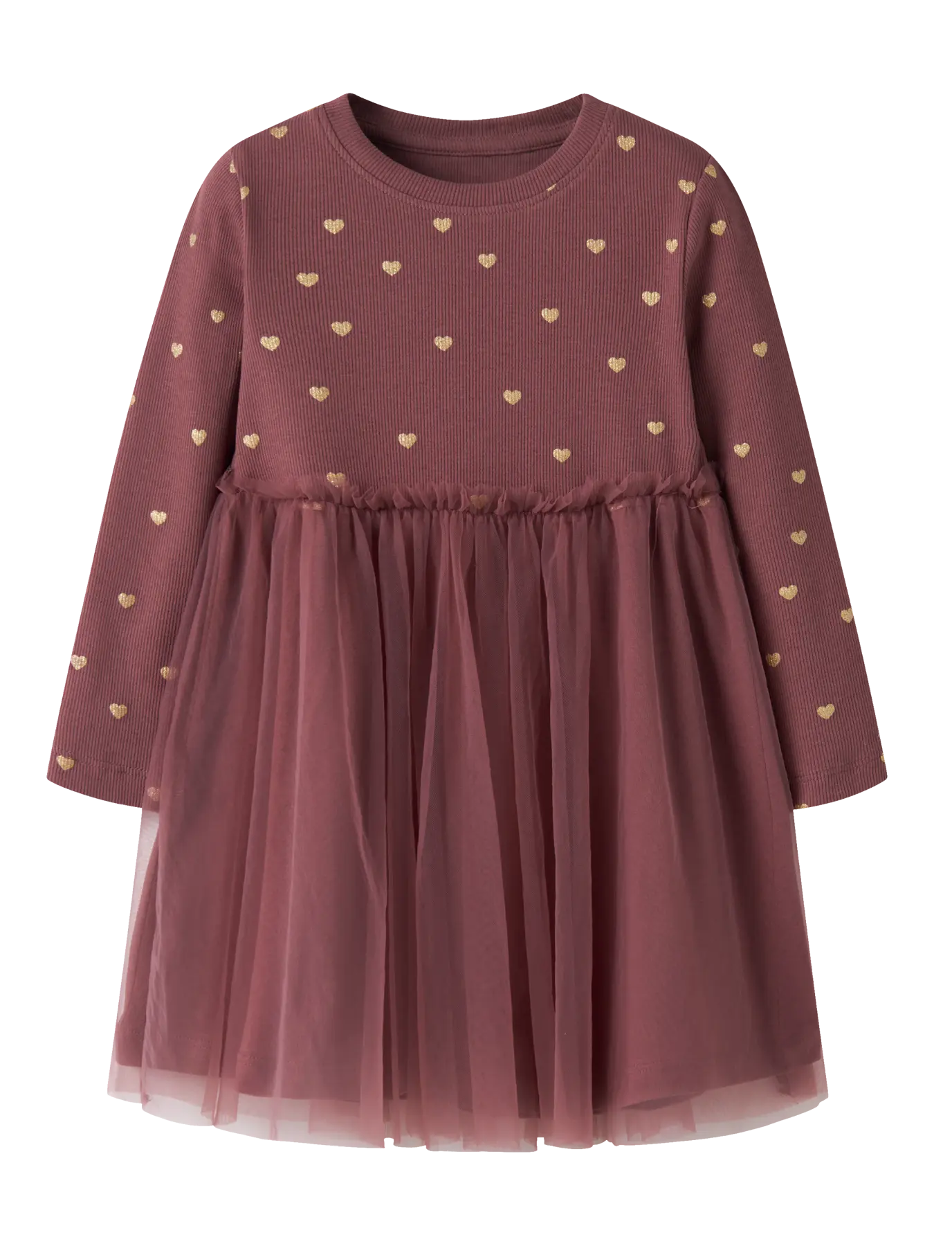 Wild Giner Dress with Gold Hearts