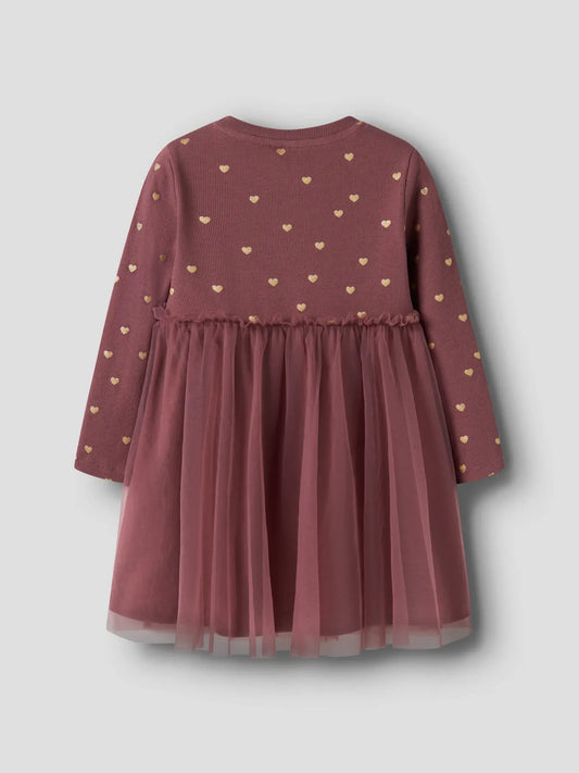 Wild Giner Dress with Gold Hearts