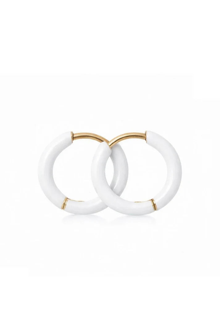 Colourful Enamel Hoops