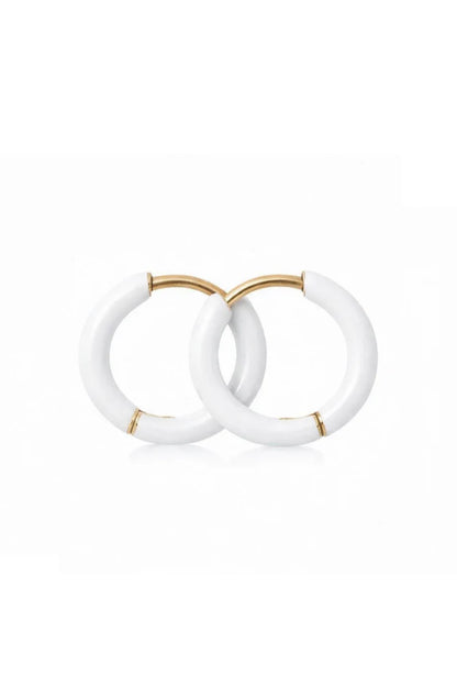 Colourful Enamel Hoops