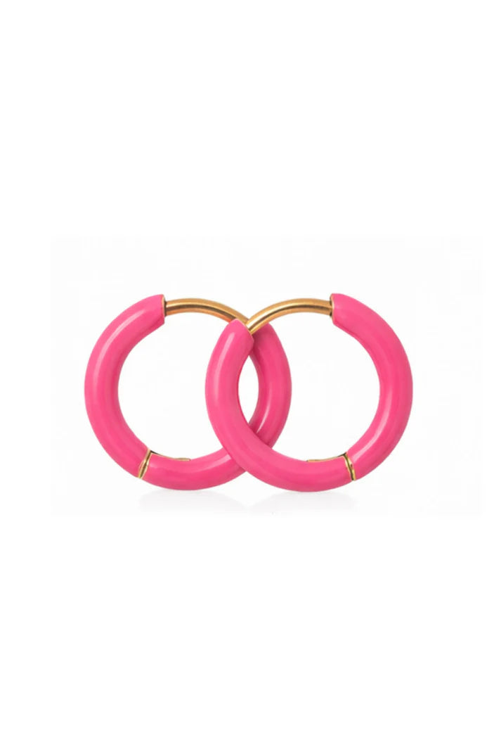 Colourful Enamel Hoops