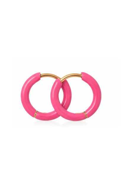 Colourful Enamel Hoops