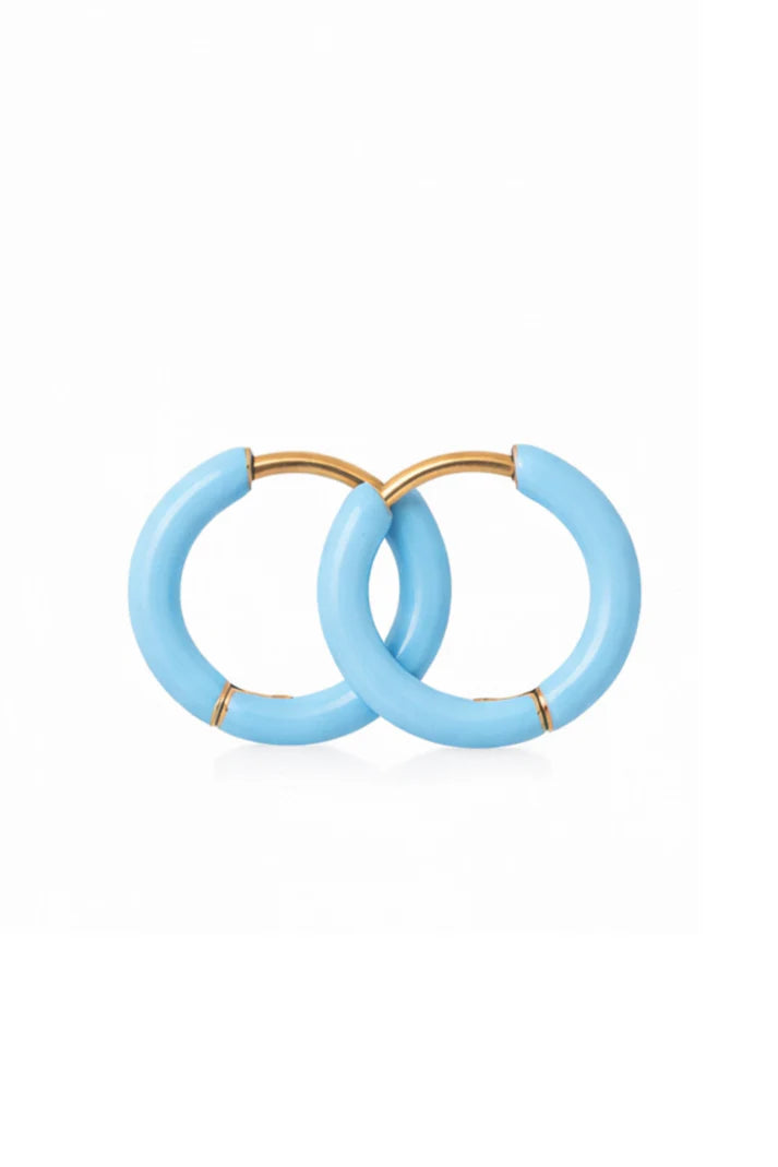 Colourful Enamel Hoops