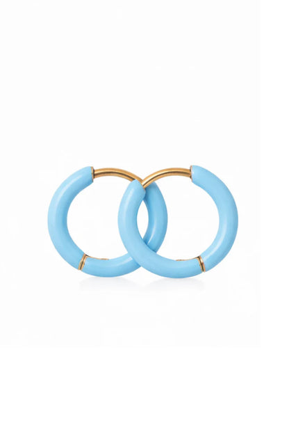 Colourful Enamel Hoops
