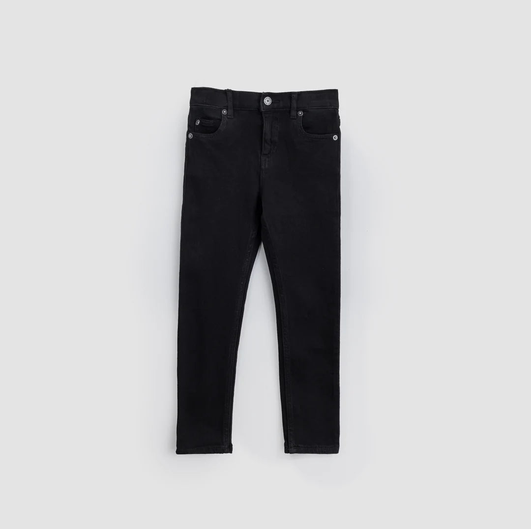 Faded Black Eco-Stretch Jeans - Kids