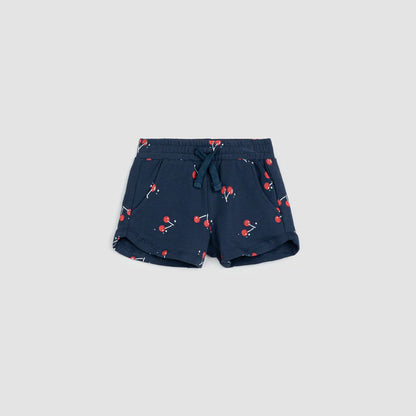 Cherry Print Navy Shorts (24 Months)