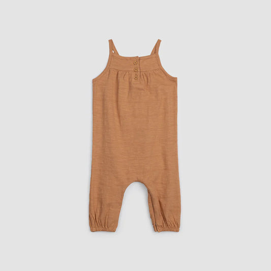 Baby Textured Jersey Jumpsuit