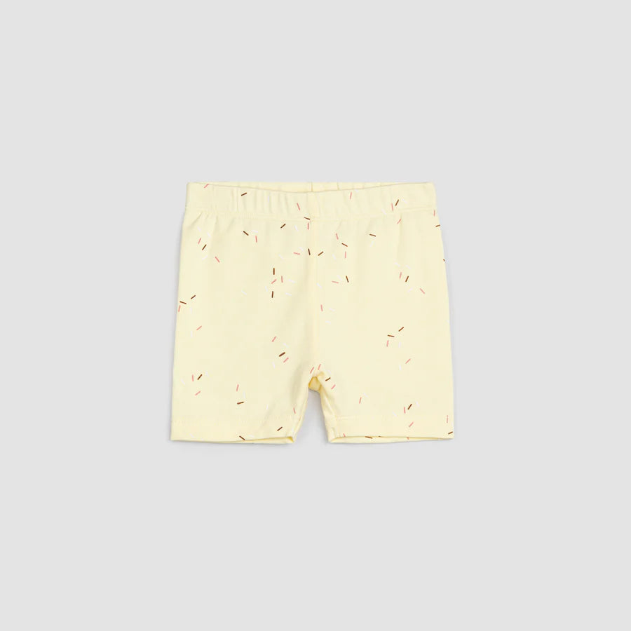 Baby Sprinkles Vanilla Bike Shorts