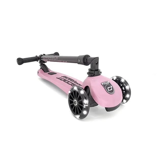 Highwaykick 3 LED Scooter - Rose