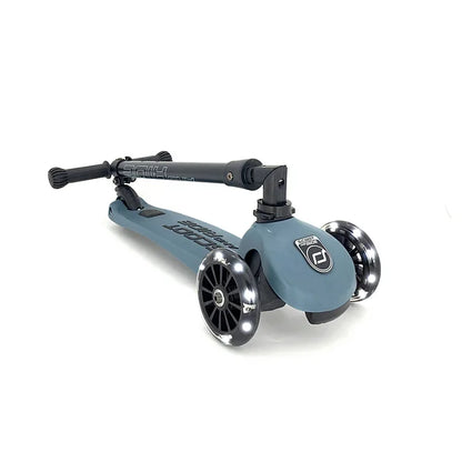 Highwaykick 3 LED Scooter - Steel