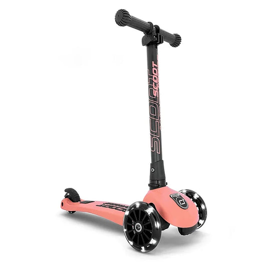 Highwaykick 3 LED Scooter  - Peach
