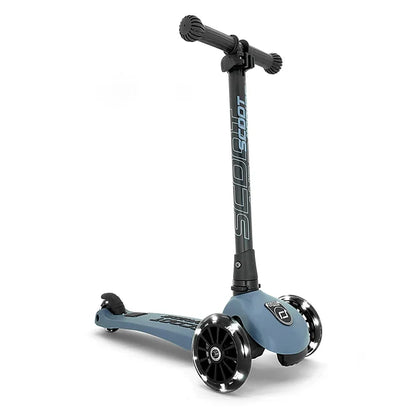 Highwaykick 3 LED Scooter - Steel