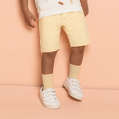 Kids Vanilla Terry Shorts (Size 2)
