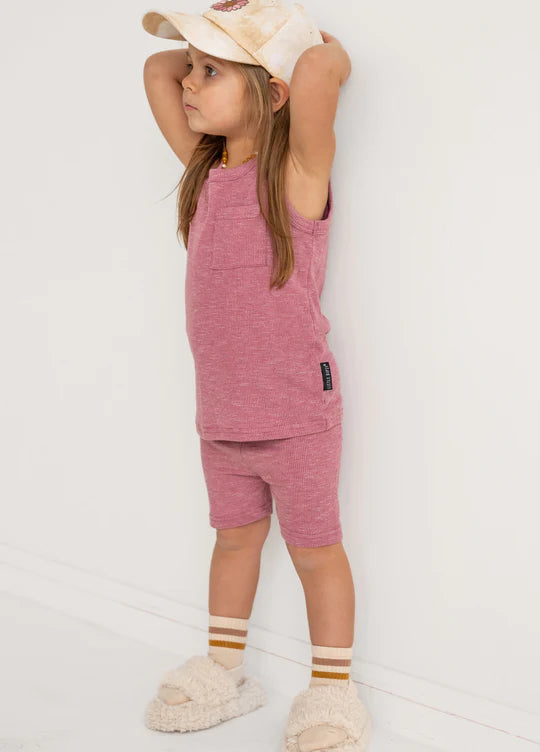 Hibiscus Ribbed Tank