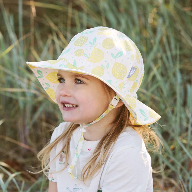 Cotton Floppy Hat - Lemon Fresh