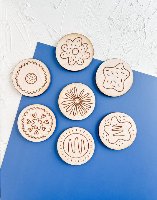 Wooden Cookie Coins