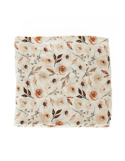 Floral Bamboo Swaddle