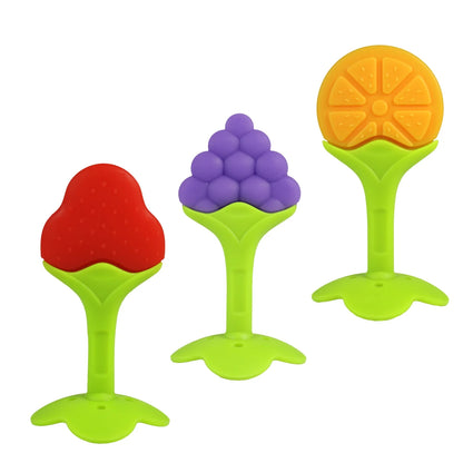 Fruitique 3PK Silicone Teether Set