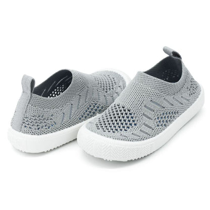 Grey Breeze Slip On Shoes