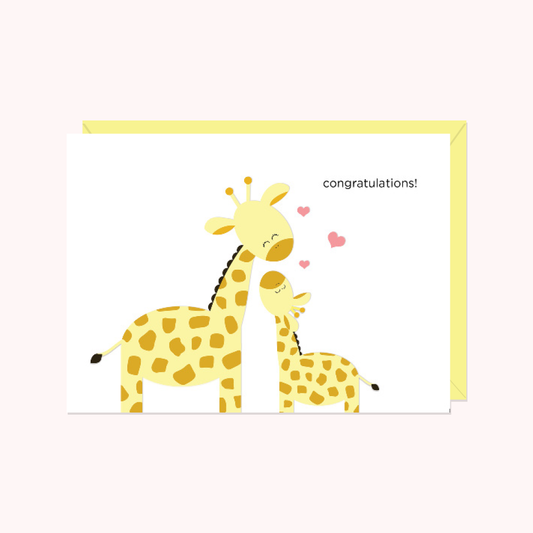 Giraffe Congratulations