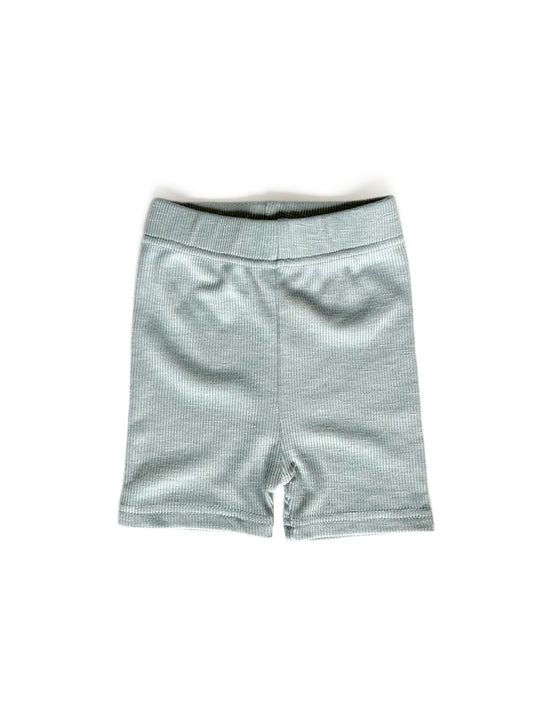 Sea Side Ribbed Biker Shorts