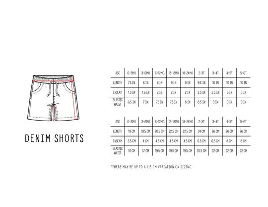 Classic Denim Shorts