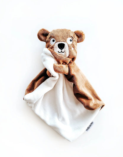 Brown Lear Blanket Lovey